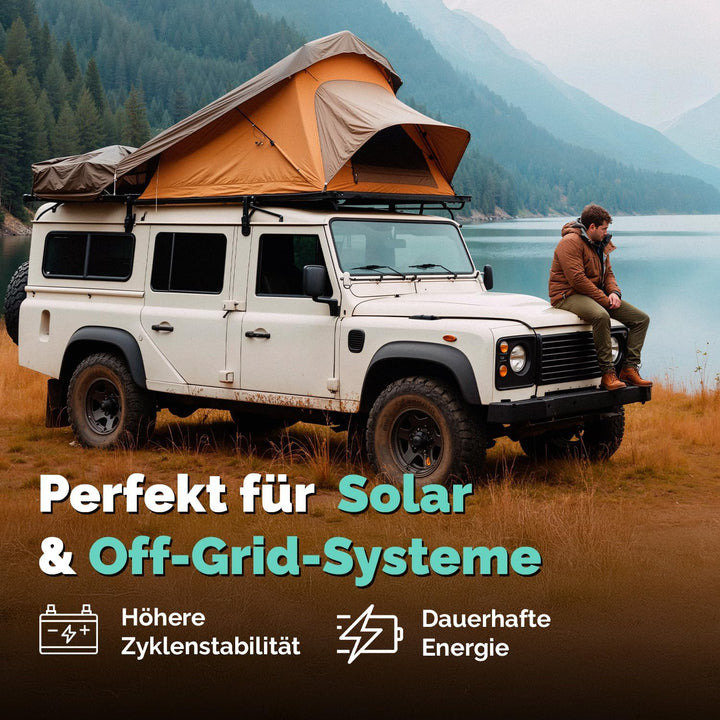 Gel Batterie 12v 80Ah Electronicx Caravan Extreme Edition Solarbatterie 12v Akku 12v Solar Batterien