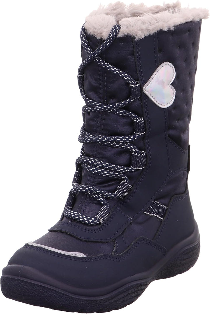 Superfit Mädchen Crystal Warm Gefütterte Gore-tex Schneestiefel 25 EU Blau 8000, 25 EU Blau 8000