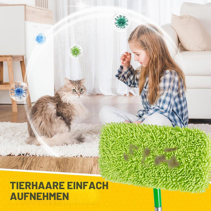 KEEPOW Mikrofaser-Tücher für Swiffer Bodenwischer – ideal für Swiffer Feuchte Bodentücher, Chenille-