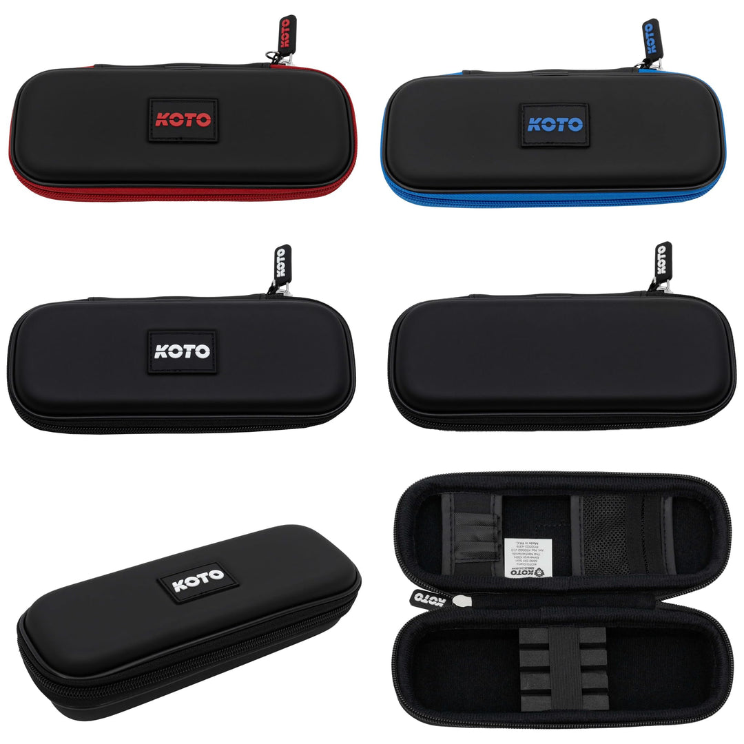 KOTO - Dartwallet Eva Small Rot, Darttasche mit Reissverschluss, Dart Hülle, Dartkoffer, Darts Box