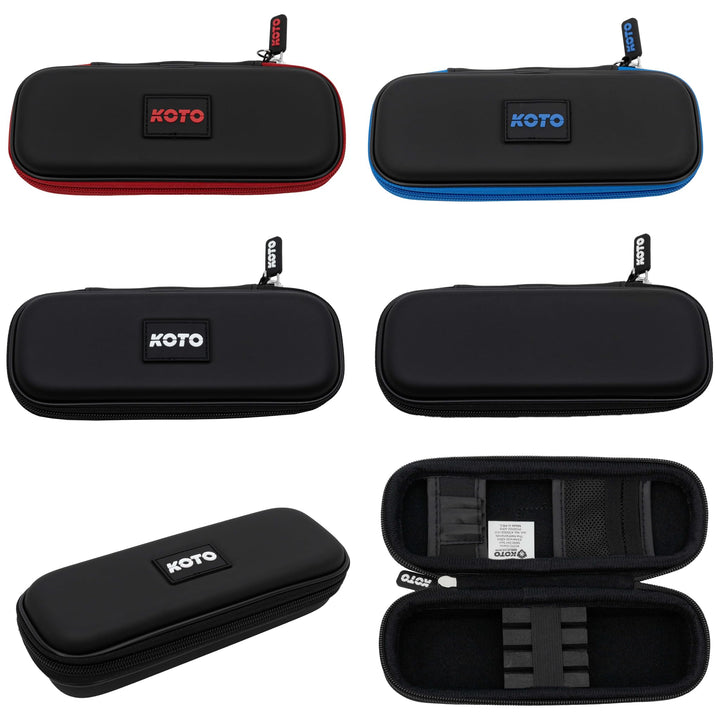KOTO - Dartwallet Eva Small Rot, Darttasche mit Reissverschluss, Dart Hülle, Dartkoffer, Darts Box