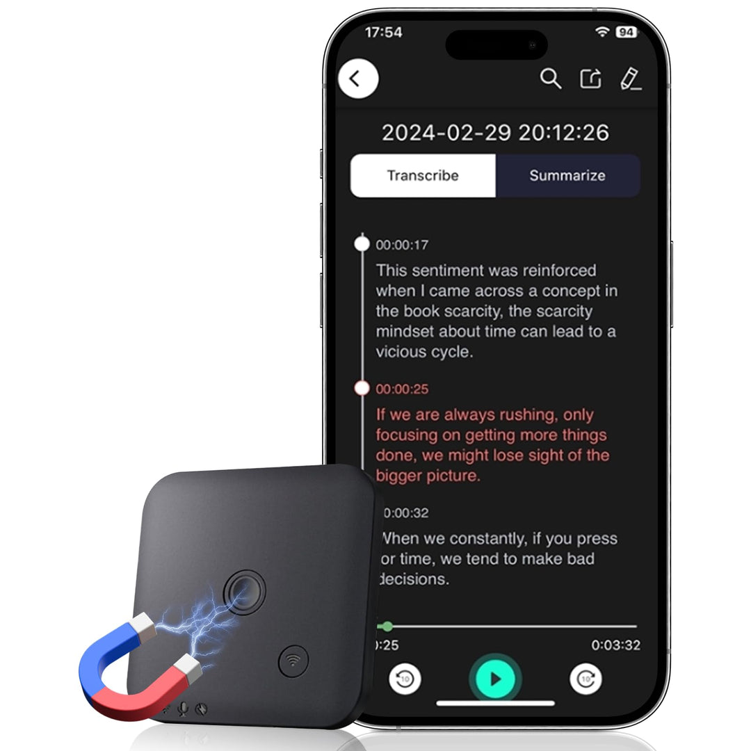 Diktiergerät Voice Recorder – KI-Diktiergerät mit Transkription und Zusammenfassungen mit ChatGPT 4