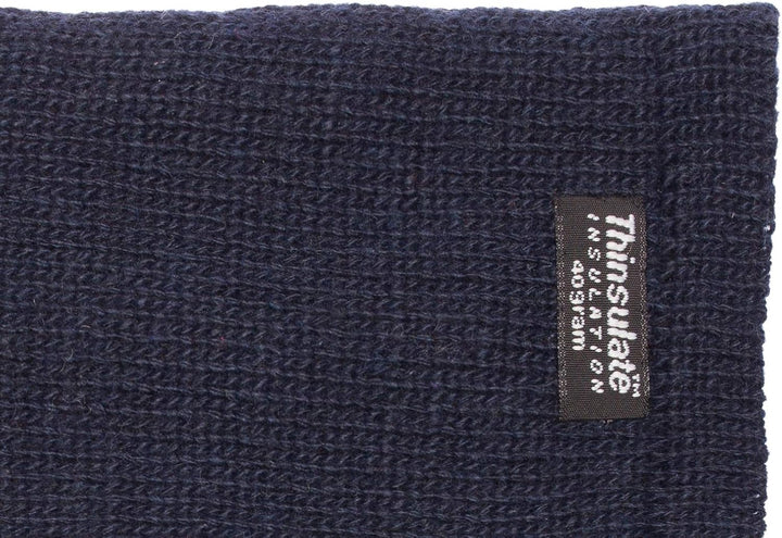 EEM Damen Strickhandschuhe Pulswärmer, weiche Wolle, Thinsulate Thermofutter, praktisches Daumenloch