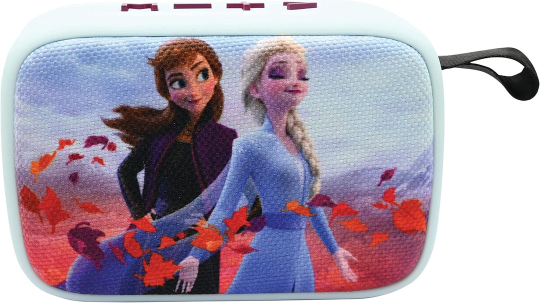 Lexibook Disney Die Eiskönigin - Tragbarer Bluetooth-Lautsprecher, Kabelloser, USB, TF-Karte, Akku,
