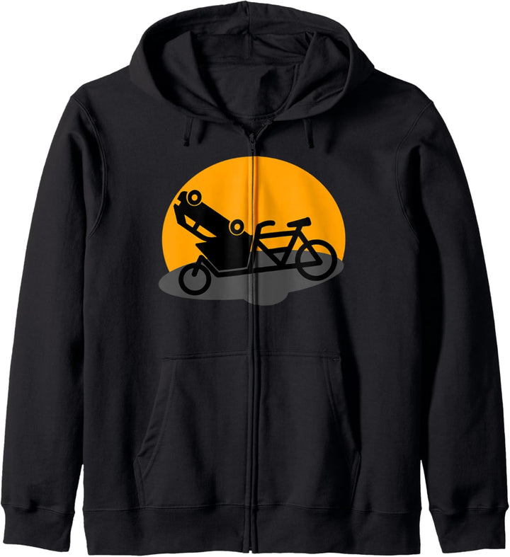 Lastenrad elektro Fahrrad Rad Bike Geschenk Kapuzenjacke
