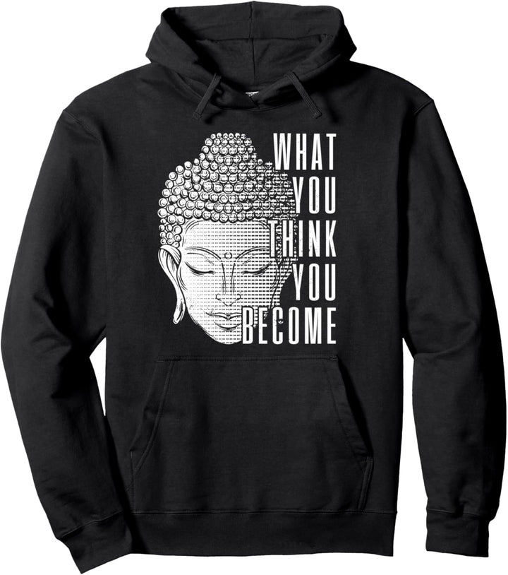 Buddha Spiritueller Spruch Buddhismus Yoga Geschenk Pullover Hoodie