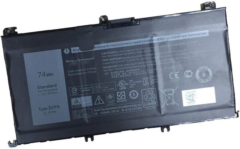 357F9 71JF4 0GFJ6 P57F 071JF4 0357F9 Laptop-Akku Kompatibel mit Dell Inspiron 15 7000 7559 7557 7567