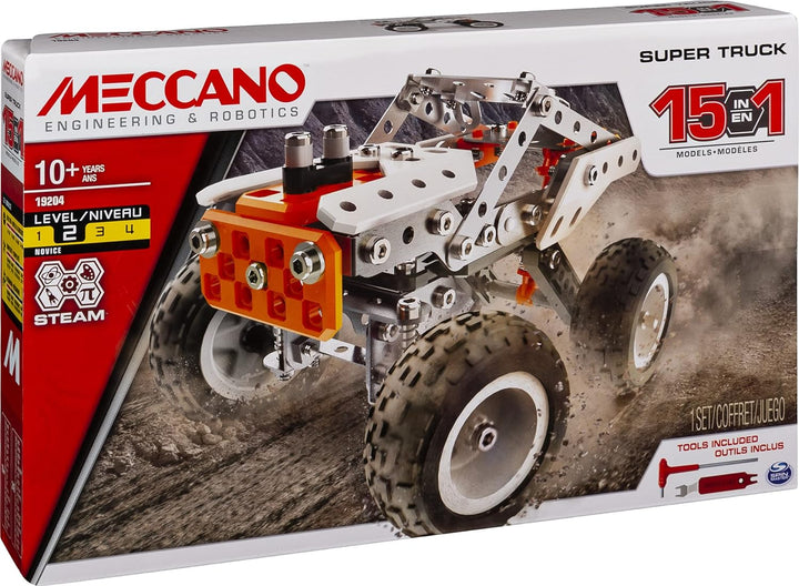 Meccano 2007504 Konstruktionsspielzeug, Mehrfarbig, one Size