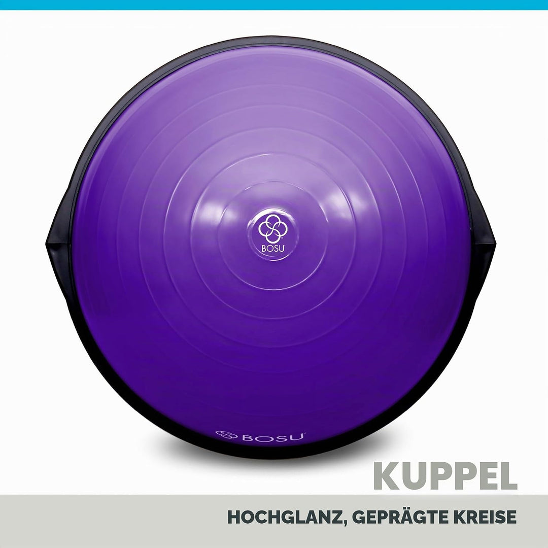 Bosu, Home Gym Equipment, The Original Balance Trainer, 66 cm Durchmesser violett / schwarz, violett