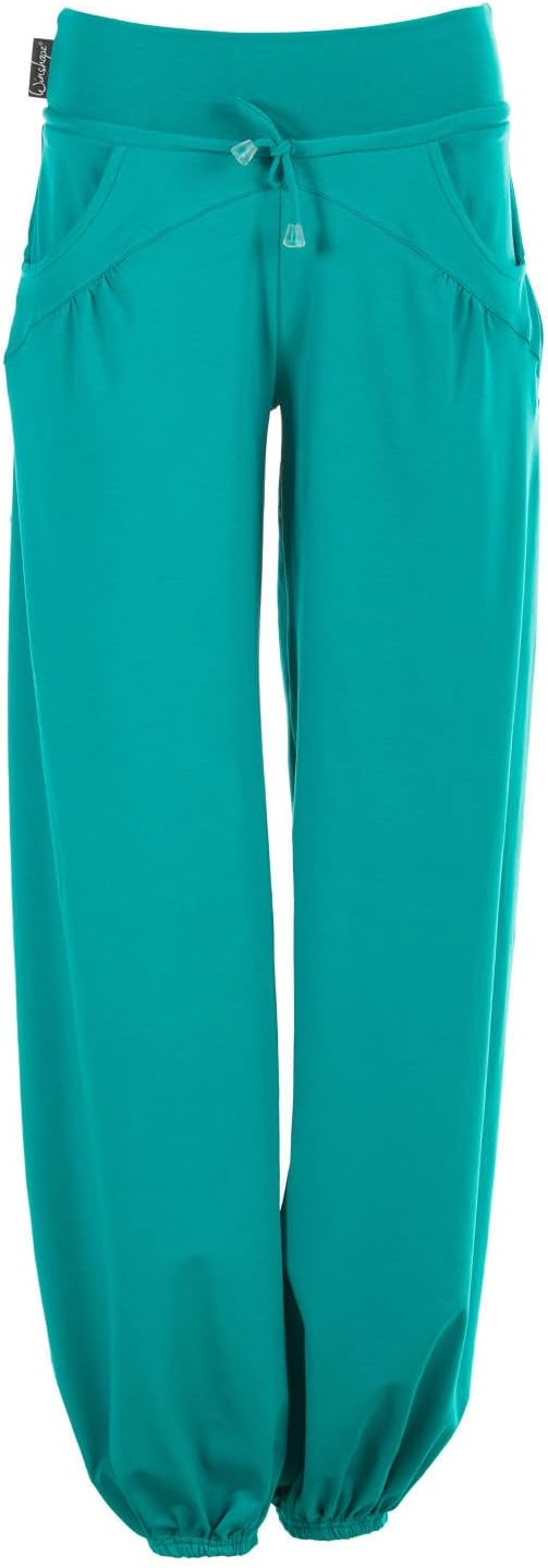 WINSHAPE Damen Trainingshose Dance Fitness Freizeit Sport, L Ocean-green