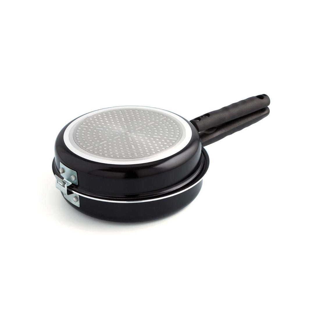 Quid Gastro Fun-Omelette Pfanne, Aluminium, schwarz, 28 cm 47x30x10