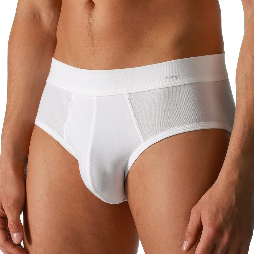 Mey - Noblesse - Sport-Slip - Unterhose - 2er Pack (5 Weiss), M, 2810-P