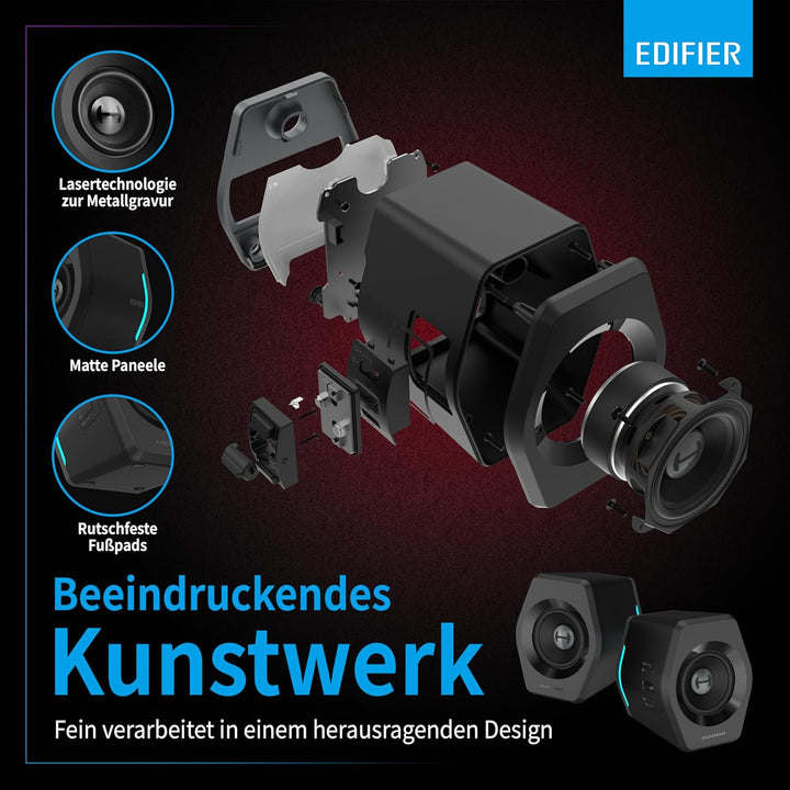 Aktivboxen Edifier G2000 2.0 Bluetooth Gaming RGB