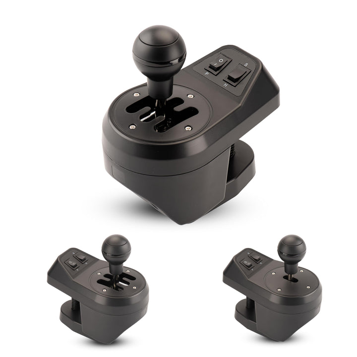 NITHO USB-Schalthebel Kompatibel mit PC-/Windows-Spielen, Realistischer Schalthebel, 6 Gänge mit H-S