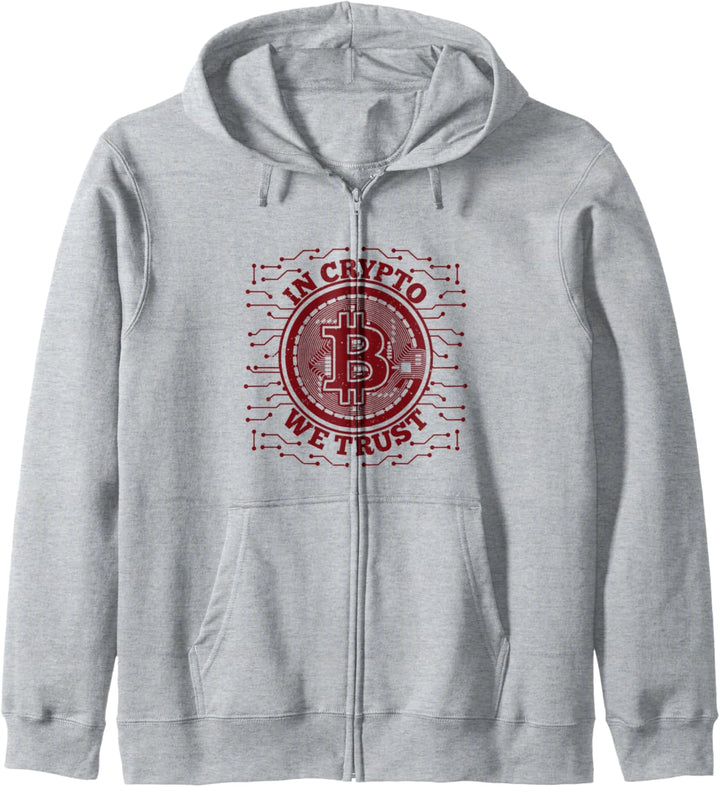 HODL Bitcoin Cryptocurrency In Crypto We Trust Bitcoin Kapuzenjacke