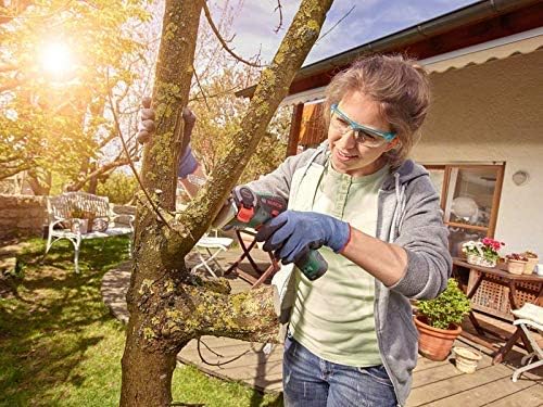 Bosch Akku Säge EasyCut 12 (1 Akku, NanoBlade Technologie, 12 Volt System, im Koffer), Schwarz, Grün