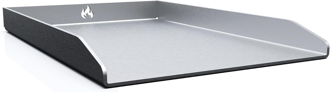 teileplus24 PLA6-G4 Grillplatte Plancha aus V2A Edelstahl kompatibel mit Rösle Videro G4 | Lebensmit