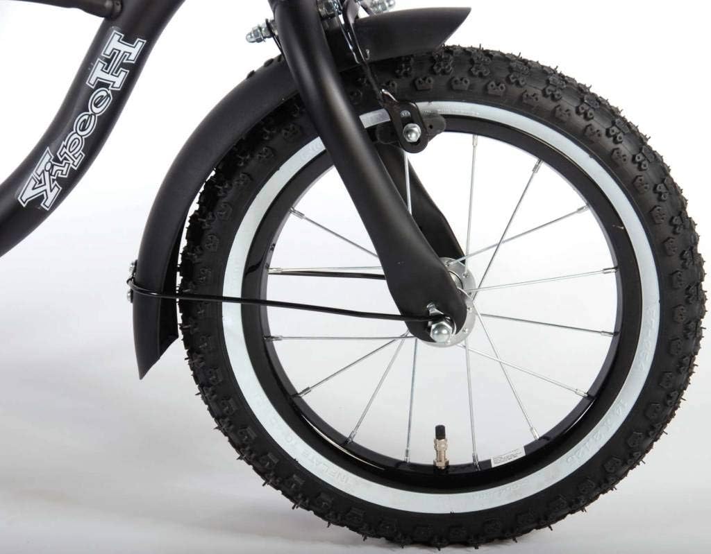 Yipeeh Unisex-Youth 41401 Kinderfahrrad, Schwarz, Kleinkind