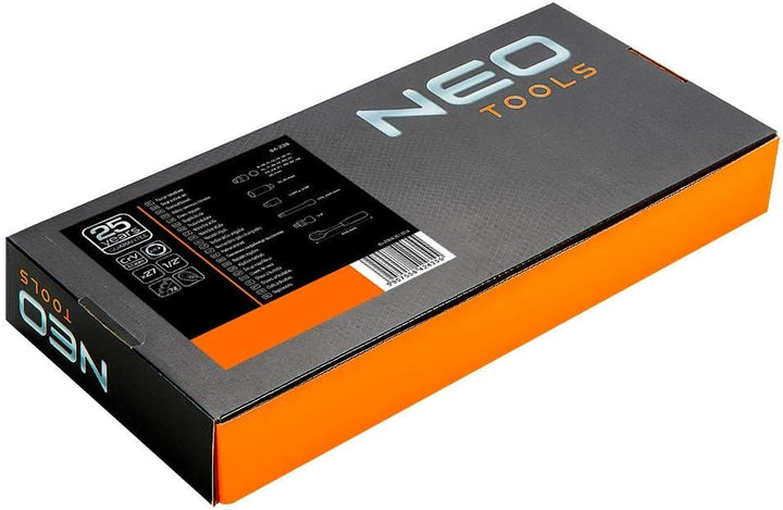 NEO TOOLS Steckschlüssel 1/2, 27-er Set, 27-er Set