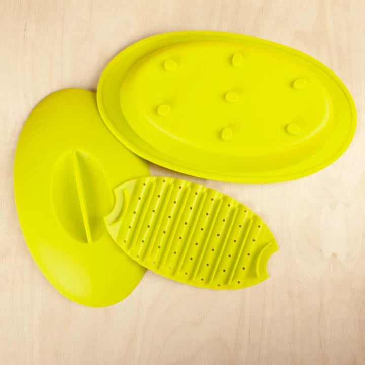 Franquihogar Papillote Silikon- – -Dampf-grün 28 cm – besonders Mikrowelle