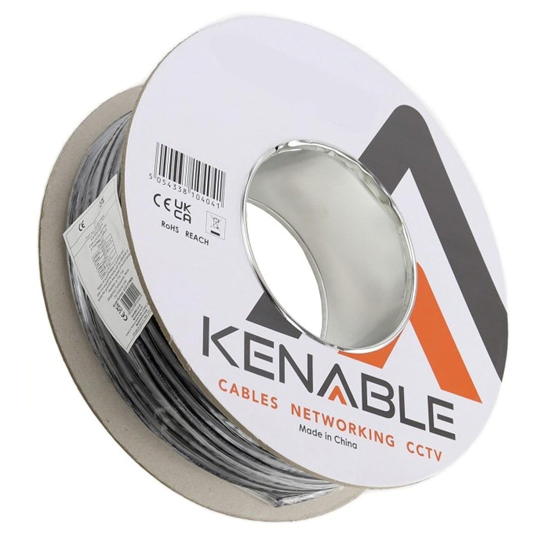 kenable Aussen Abgeschirmtes CAT6A Aussen Verwendung Kupfer Ethernet Kabel S/FTP Kabelrolle 50 m 50m