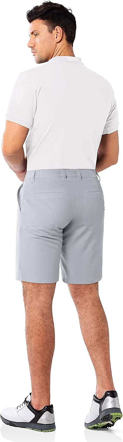 33,000ft Herren Golf Shorts UPF 50+ Stretch Shorts Leichte Schnelltrocknende 9" Bermuda Shorts Kurze