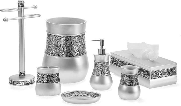 Creative Scents Badezimmer-Mülleimer – dekorativer Abfalleimer für Badezimmer, Puderzimmer oder Wohn