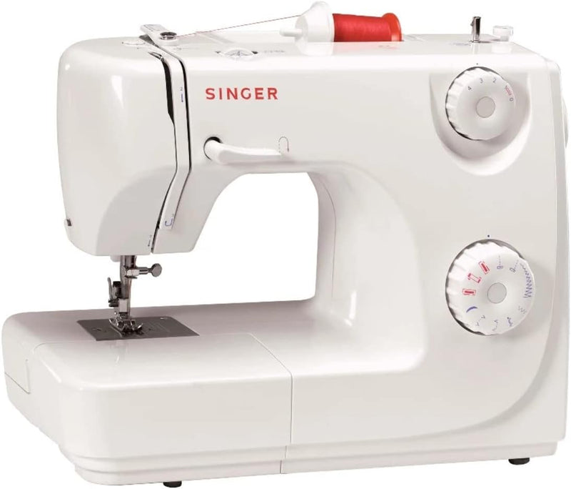 Singer 8280 Automatische Nähmaschine, 4 Stufen, variable Stichbreite, Rückwärtsnähgang, Weiss