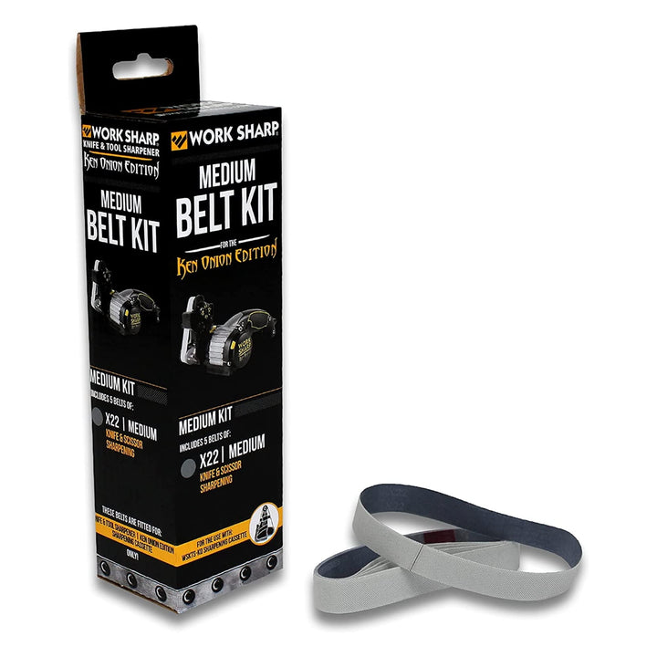 WORK SHARP® - Ken Onion Edition Belt Kit X22 Coarse - Premium Schärfband mit Körnung P500-5 er Geweb