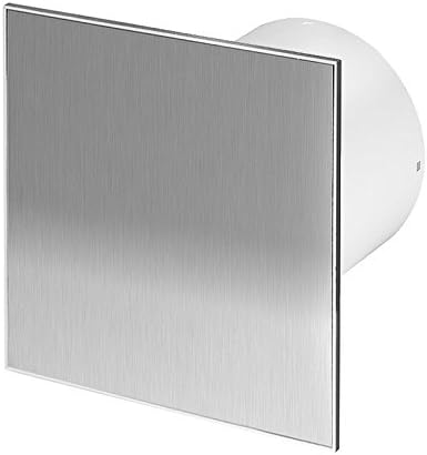Awenta Badlüfter Wand-Ventilator inox Ø 100 mit Nachlauf, Kugellager Silent Trax - Line System+
