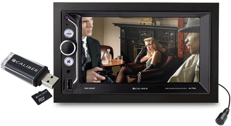 Caliber Autoradio - Auto Radio mit Bluetooth - FM - SD - USB - Touchscreen - Mirrorlink - Schwarz -