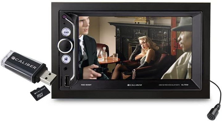 Caliber Autoradio - Auto Radio mit Bluetooth - FM - SD - USB - Touchscreen - Mirrorlink - Schwarz -