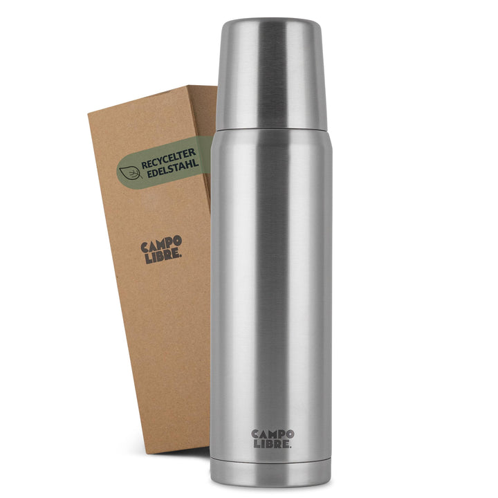Campo Libre. Jaco® Thermoskanne 1L, 750ml, 500ml I Thermos mit Becher I Unsere Thermosflasche mind.