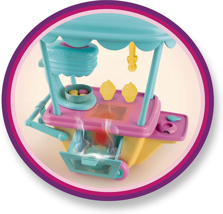 CRY BABIES MAGIC TEARS Coneys Konditorwagen Spielset | Mini-Sammelpuppe &amp; Konditorwagen mit Dampf un