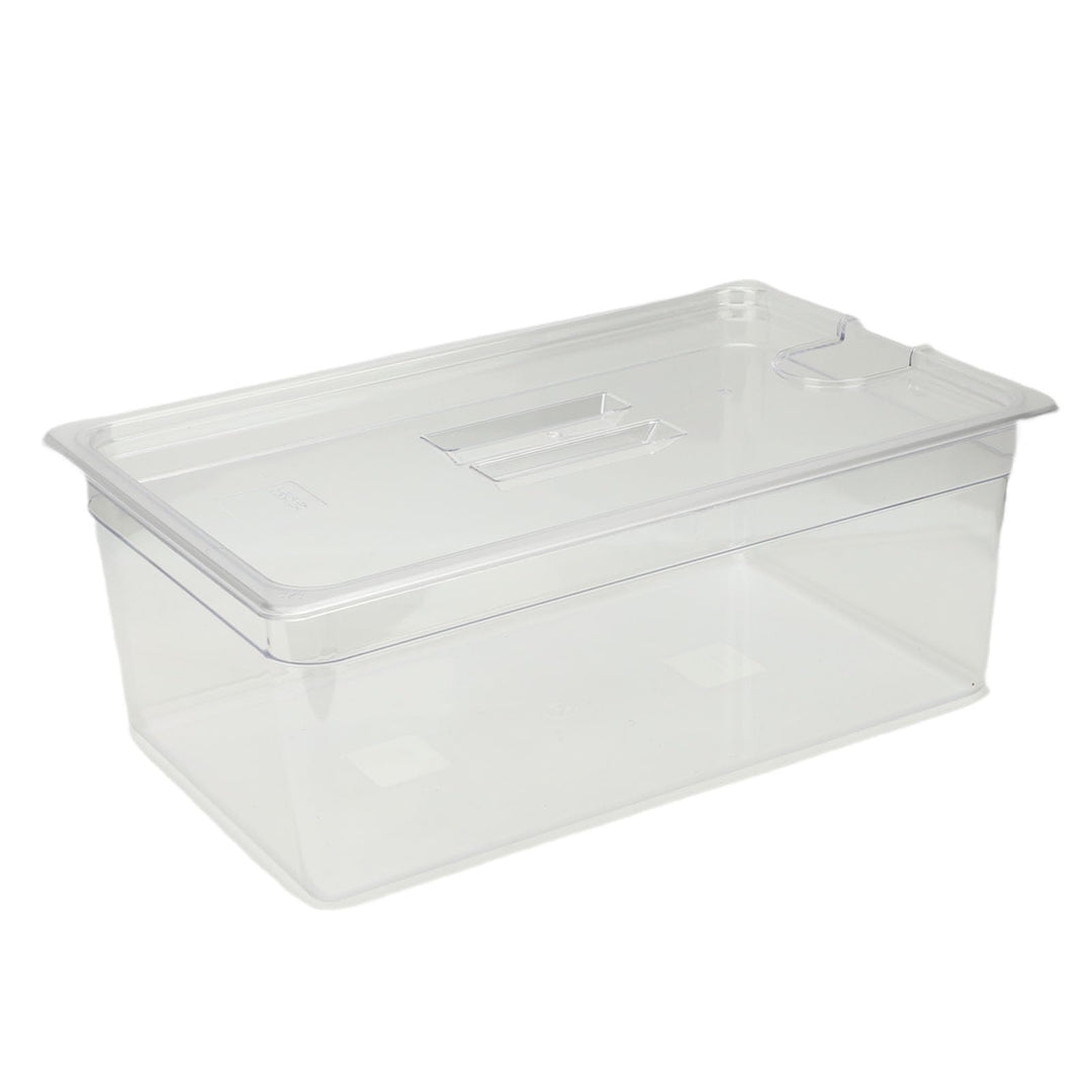 Qcwwy Weiteres Zubehör für Küchengeräte, Sous-Vide-Behälter mit Deckel, 25 Liter, für Praktisch Alle
