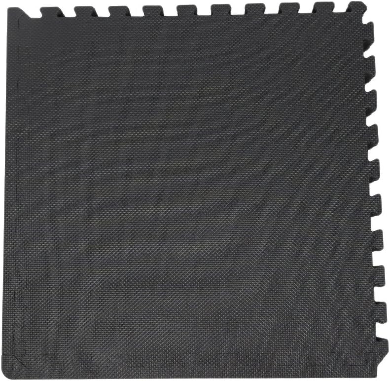 Bodenschutzmatte Fitness 63 * 63 cm, EVA-Schaum-Sport-Fitness-Matte, 12 mm Dicke Gummimatte, für Gar