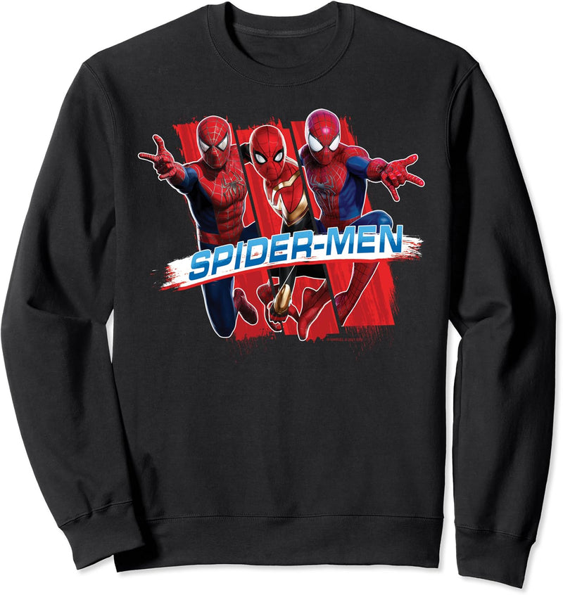 Marvel Spider-Man: No Way Home Spider-Men Trio Sweatshirt