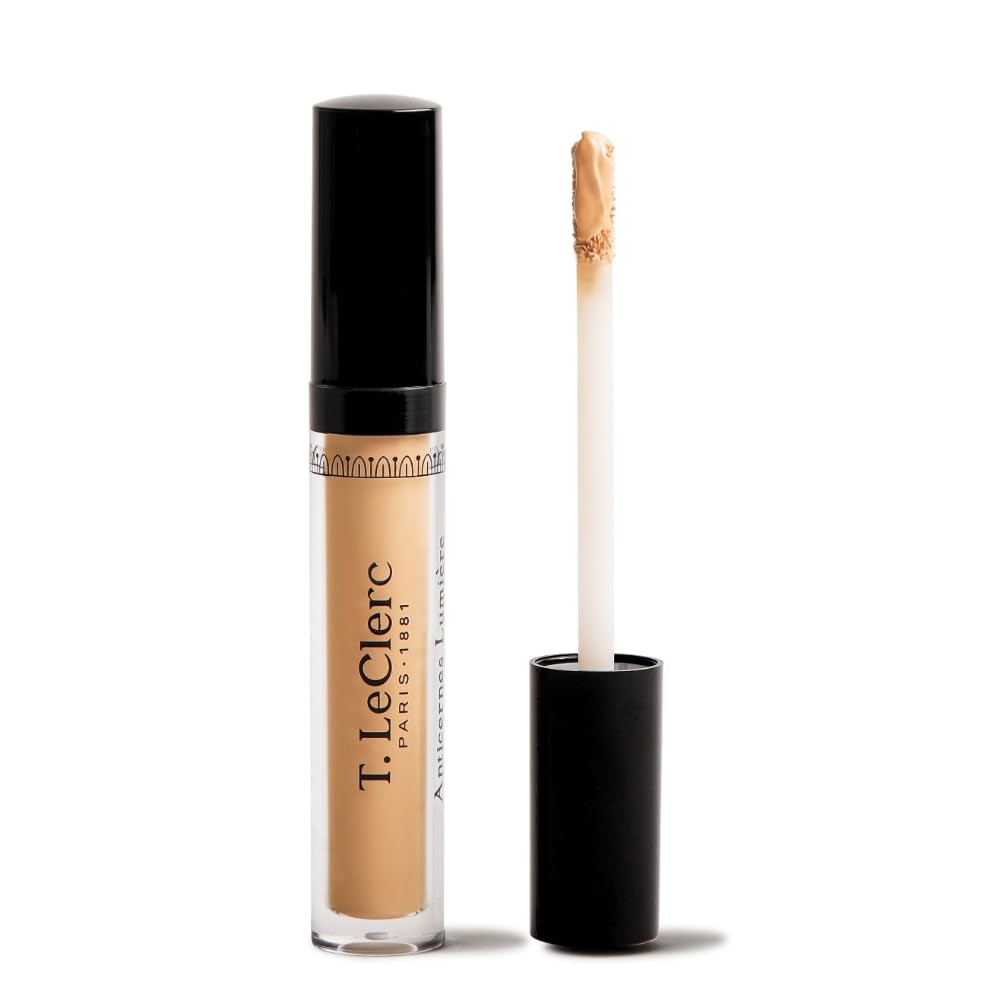 T.LeClerc Concealer Concealer Fluid – Honig-Tönung – 2-in-1-Pflegemittel – korrigiert Augenringe & s