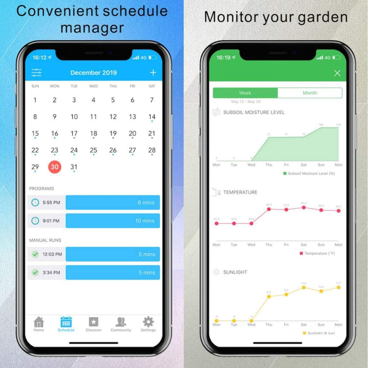 Netro Pixie Smart Schlauch-Wasserhahn-Timer, WLAN-Verbindung, solarbetrieben, wetterbewusst