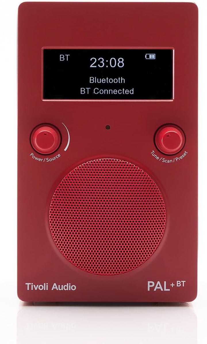 Tivoli Audio PAL+ BT (Gen 3) FM-Radio Bluetooth Tragbar/USB-C (Rot), rot