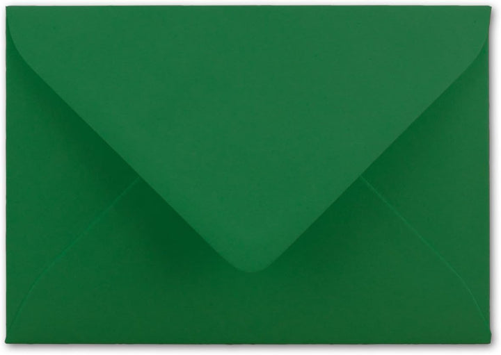 Briefumschläge in Grün - 700 Stück - DIN C5 Kuverts 22,0 x 15,4 cm - Nassklebung ohne Fenster - Weih