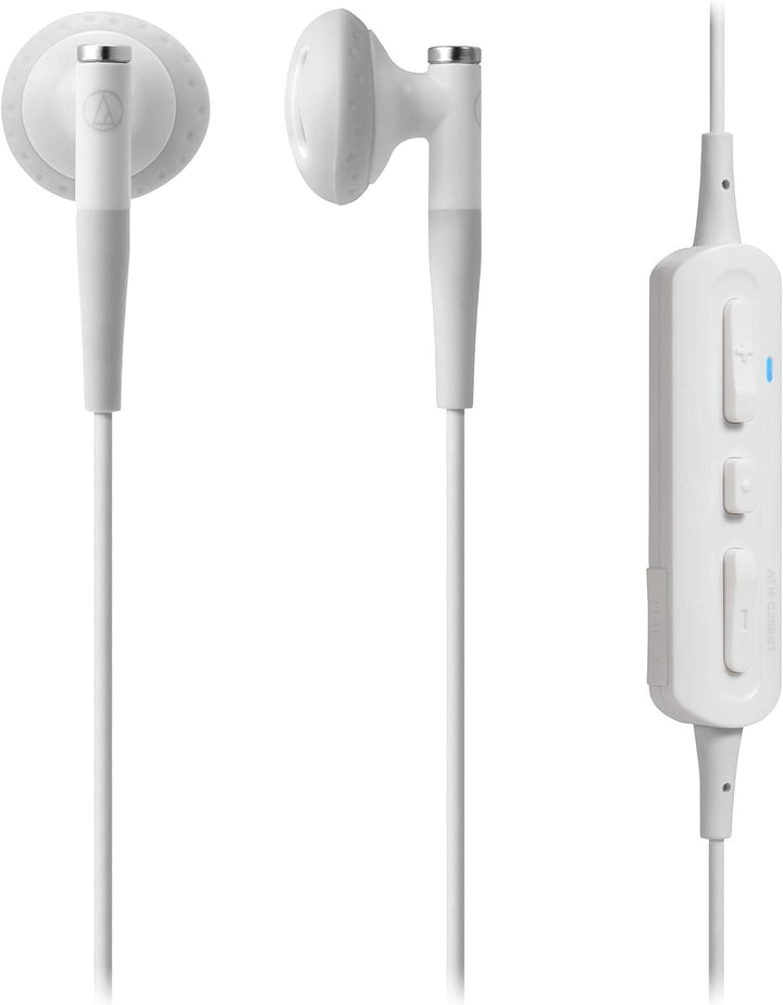 Audio-Technica ATH-C200BT Kabellose Kopfhörer Weiss, Weiss