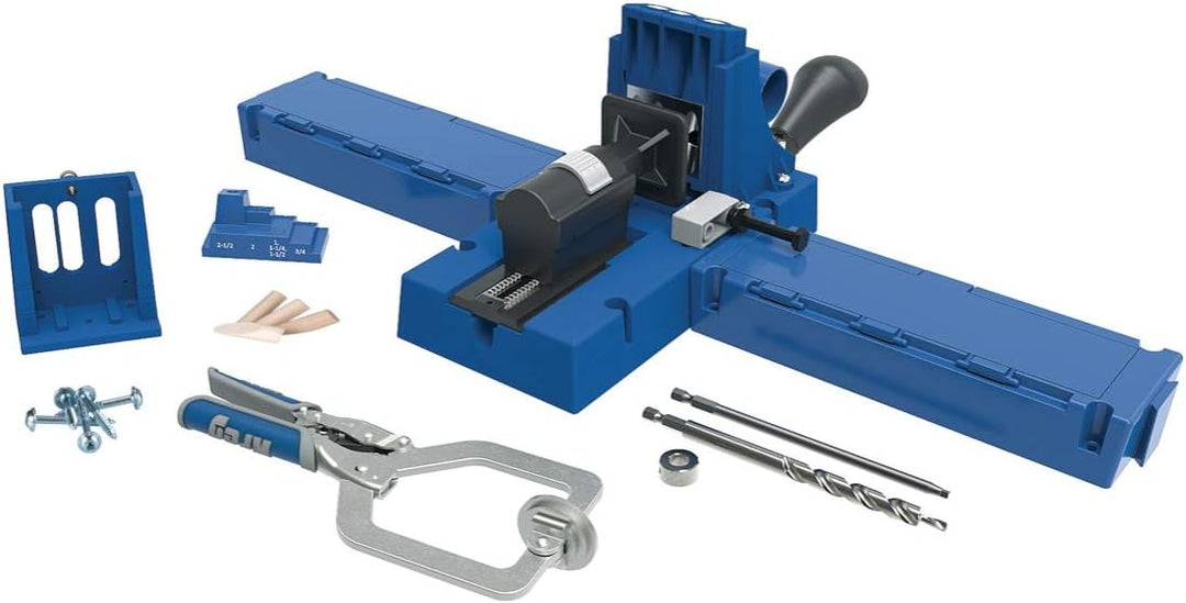 Einspannvorrichtung für Löcher Hole Jig K5MS-EUR, blau, von Kreg