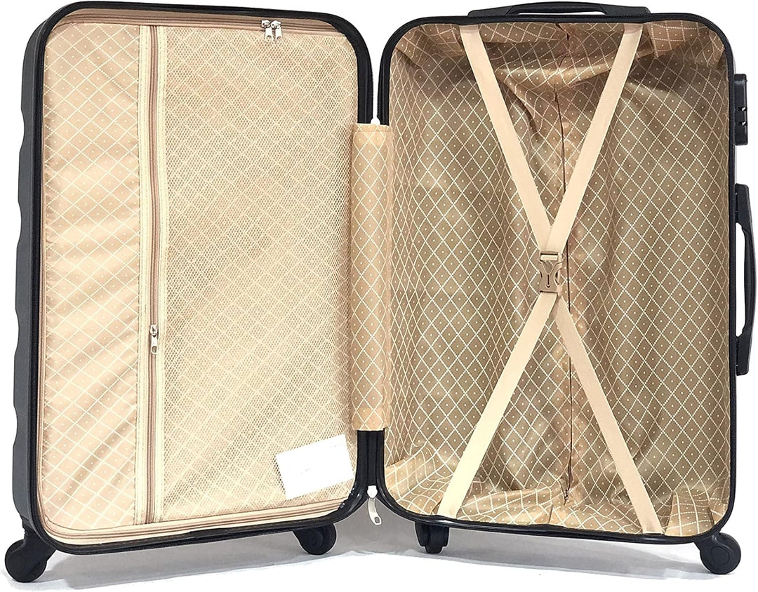 Celims Französische Marke – Set mit 5 Koffern aus festem Material, Dunkelgrün (5806), one size, Dunk