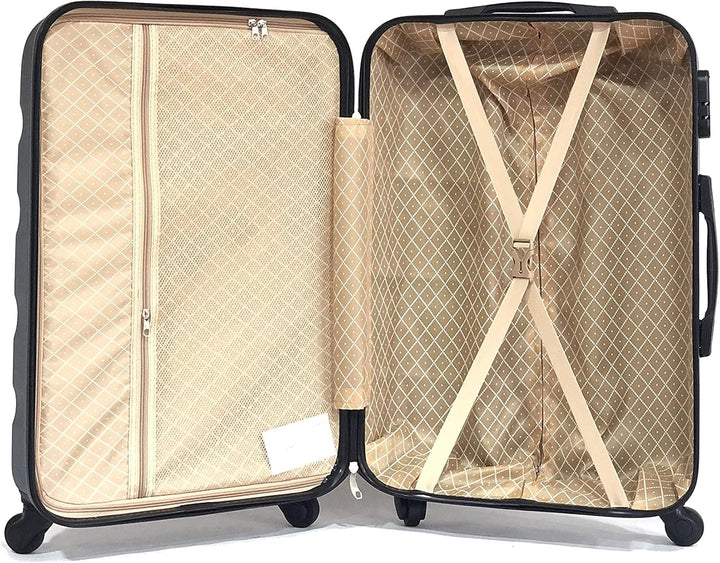 Celims Französische Marke – Set mit 5 Koffern aus festem Material, Dunkelgrün (5806), one size, Dunk