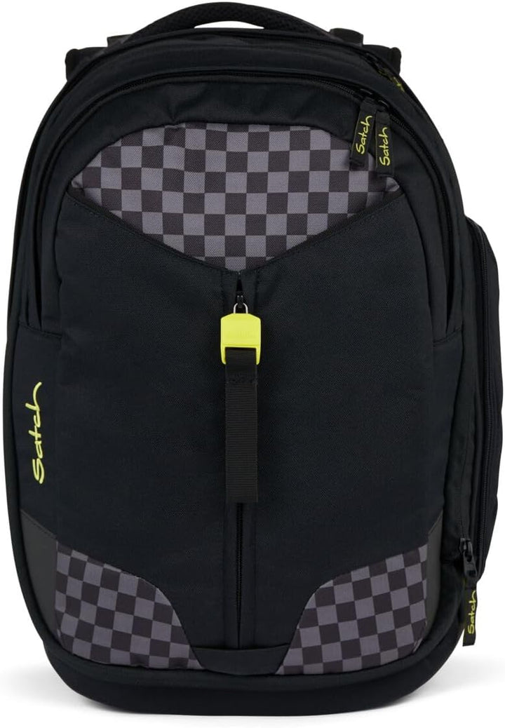 Satch Match Schulrucksack Set 3tlg. inkl. Schlamperbox und Sportbeutel Dark Skate, Dark Skate