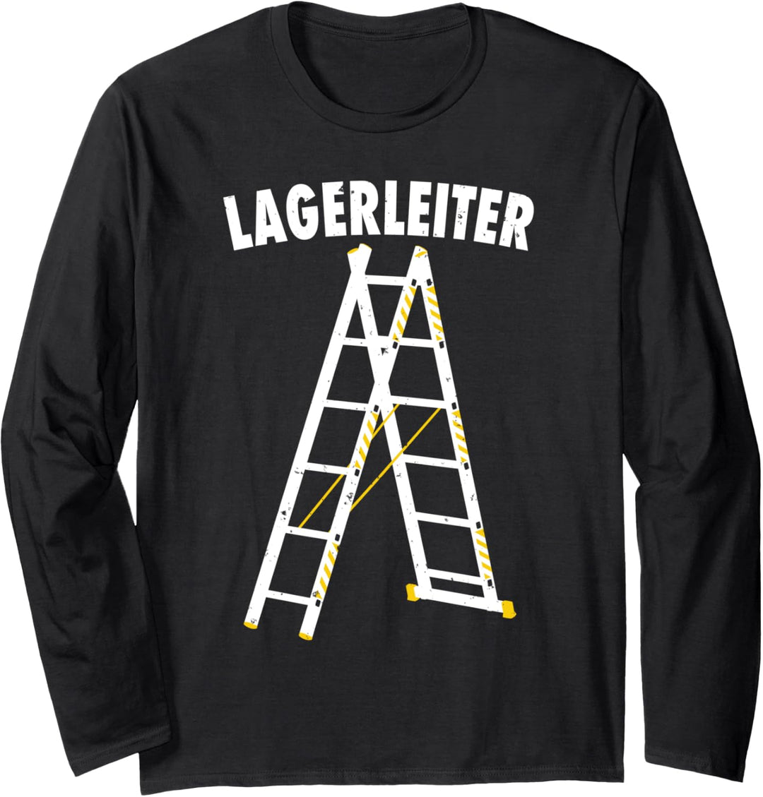 Leiter im Lager und Lagerleiter für Fachlagerist & Lagerist Langarmshirt