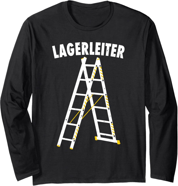 Leiter im Lager und Lagerleiter für Fachlagerist & Lagerist Langarmshirt