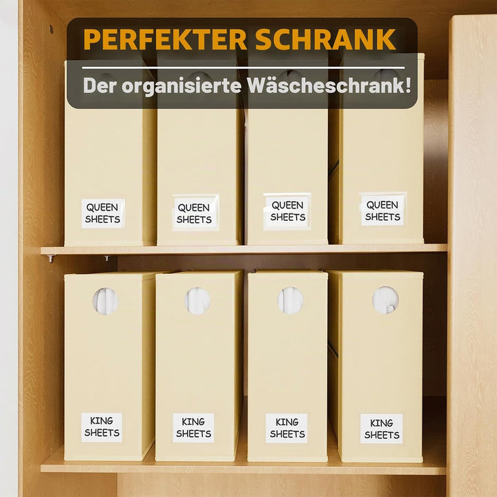 SpaceAid Bettlakenorganizer und Aufbewahrung, faltbarer Bettlaken-Organizer für Leinenschrank, Bettl