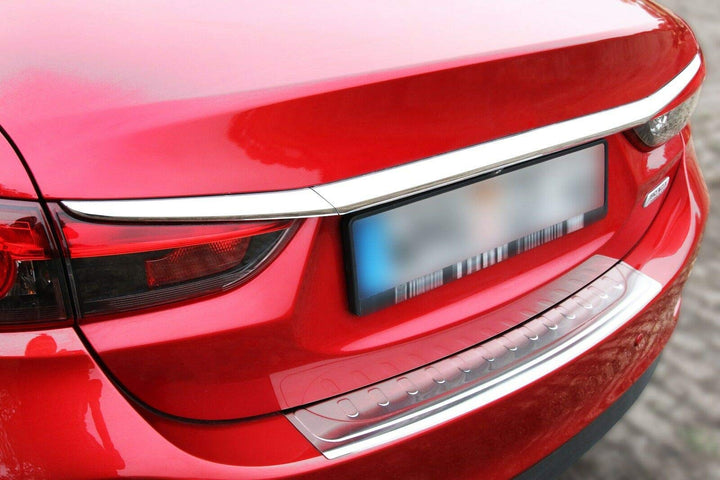 Ladekantenschutz Edelstahl MATT kompatibel für MAZDA 6 LIMOUSINE, GJ, GL | ab 2012 | +Abkantung | pr